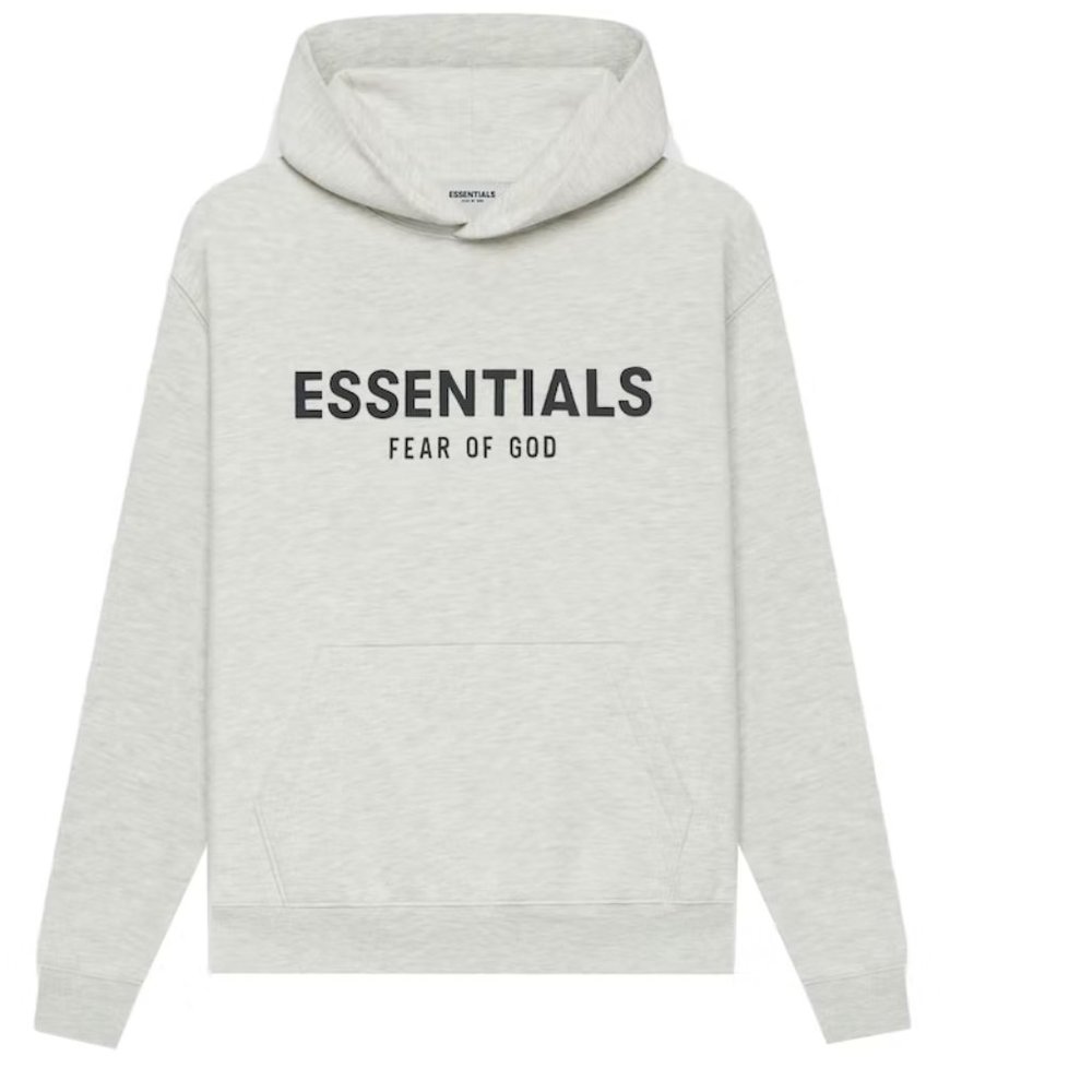 Fear of God Essentials Kids Pull-Over Hoodie Oatmeal Heather / Light Heather Oat